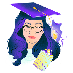 An illustration of Gabrielle